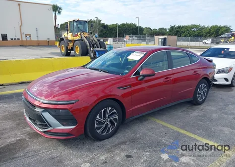 2026 Hyundai Sonata Hybrid Blue из США, поврежденный, VIN KMHL24JJ7TA136495